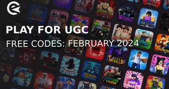 Play for ugc codes february