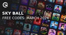 Sky ball codes march